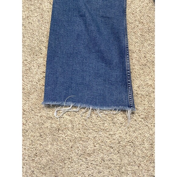 Zara Wide-Leg Flare Jeans in Blue - Picture 5 of 8